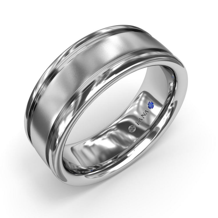 Sandblast Finish Men's Band