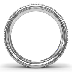 Sandblast Finish Men's Band