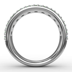 No One Like You Emerald and Diamond Ring