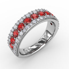 No One Like You Ruby and Diamond Ring