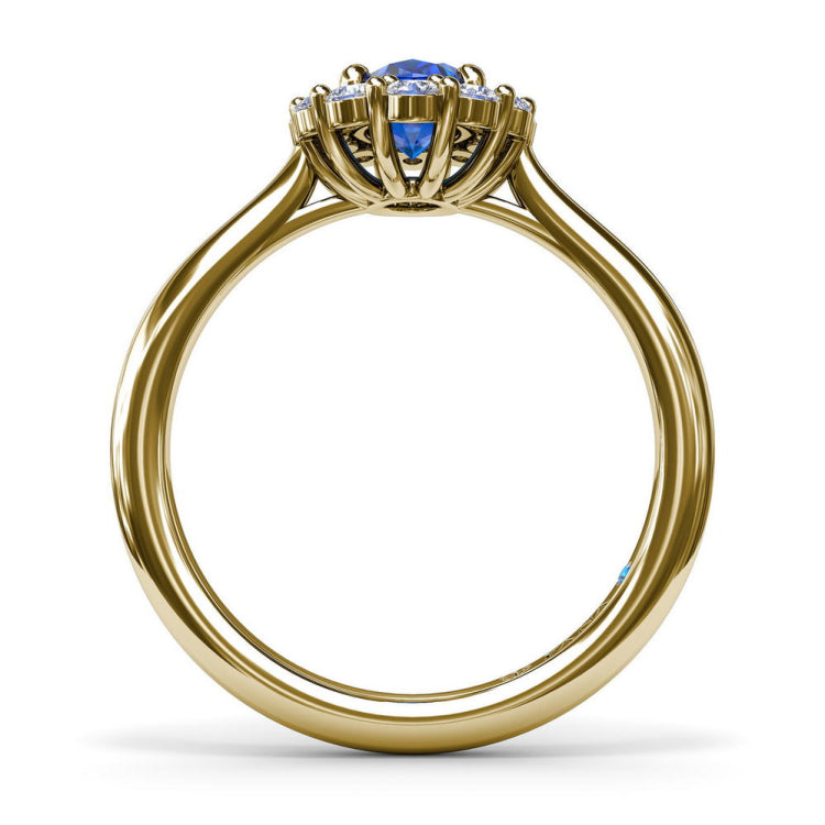 Dazzling Sapphire and Diamond Ring 