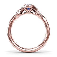 Love Knot Sapphire Ring