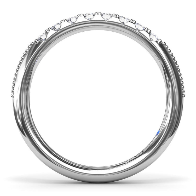 Knife-Edge Diamond Wedding Band