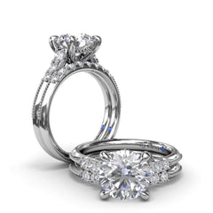Knife-Edge Diamond Wedding Band