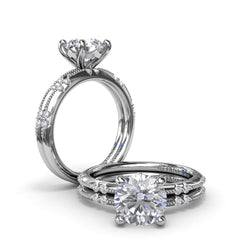 Raindrop Diamond Wedding Band