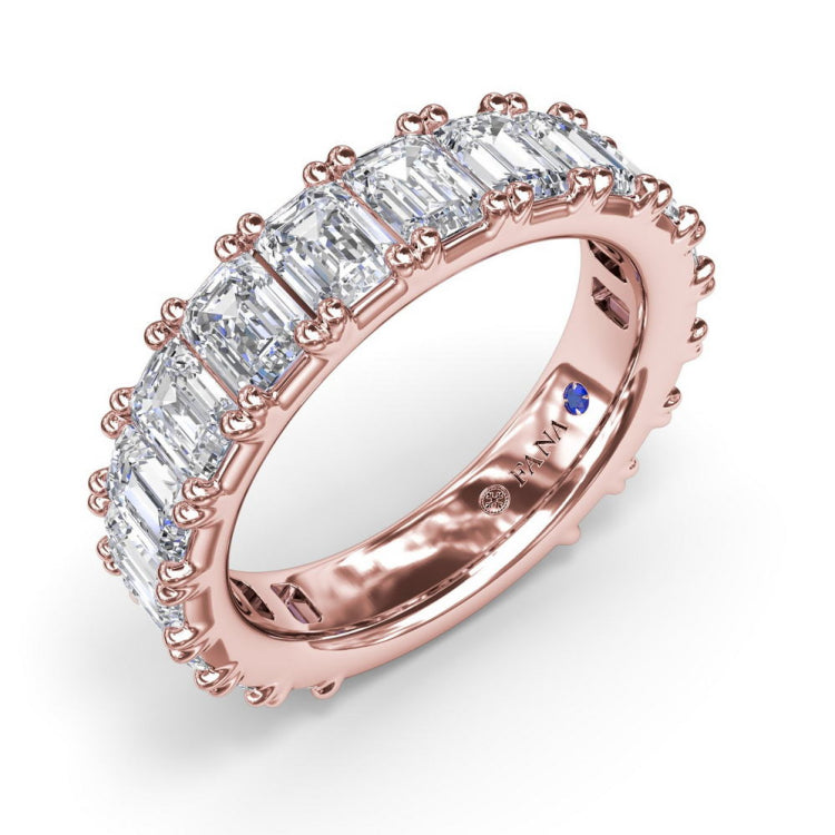 Emerald Cut Diamond Wedding Band