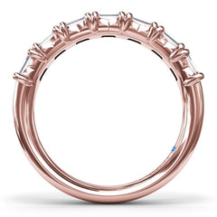 Baguette Diamond Wedding Band