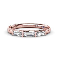 Baguette Diamond Wedding Band