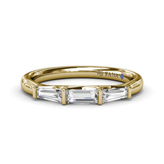Baguette Diamond Wedding Band