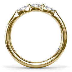 Marquise Diamond Wedding Band