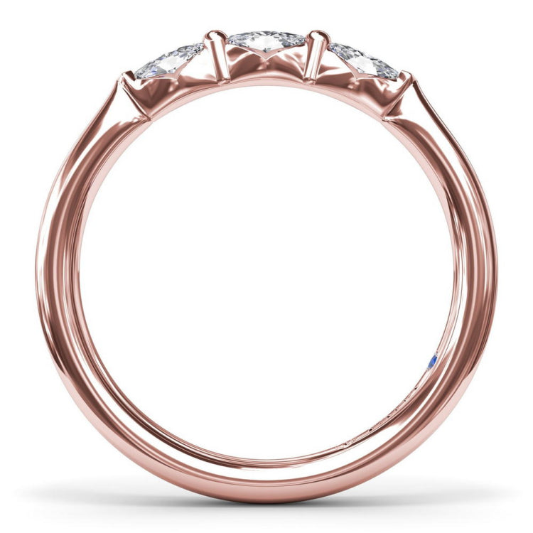 Marquise Diamond Wedding Band