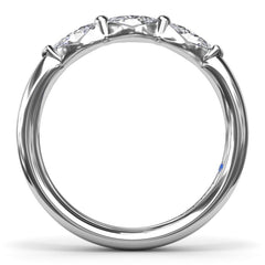 Marquise Diamond Wedding Band
