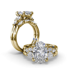 Marquise Diamond Wedding Band