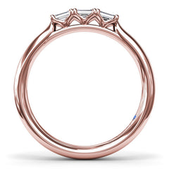Emerald-Cut Diamond Wedding Band