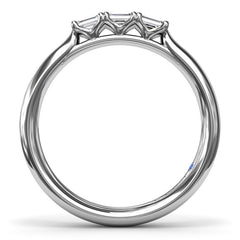 Emerald-Cut Diamond Wedding Band