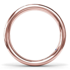 Flush Diamond Wedding Band
