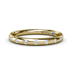 Flush Diamond Wedding Band