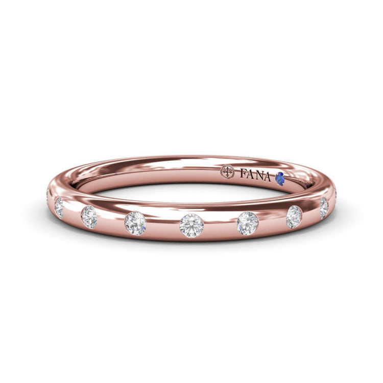 Flush Diamond Wedding Band