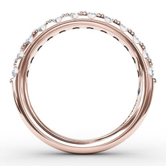 Pave Diamond Anniversary Band