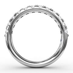 Pave Diamond Anniversary Band