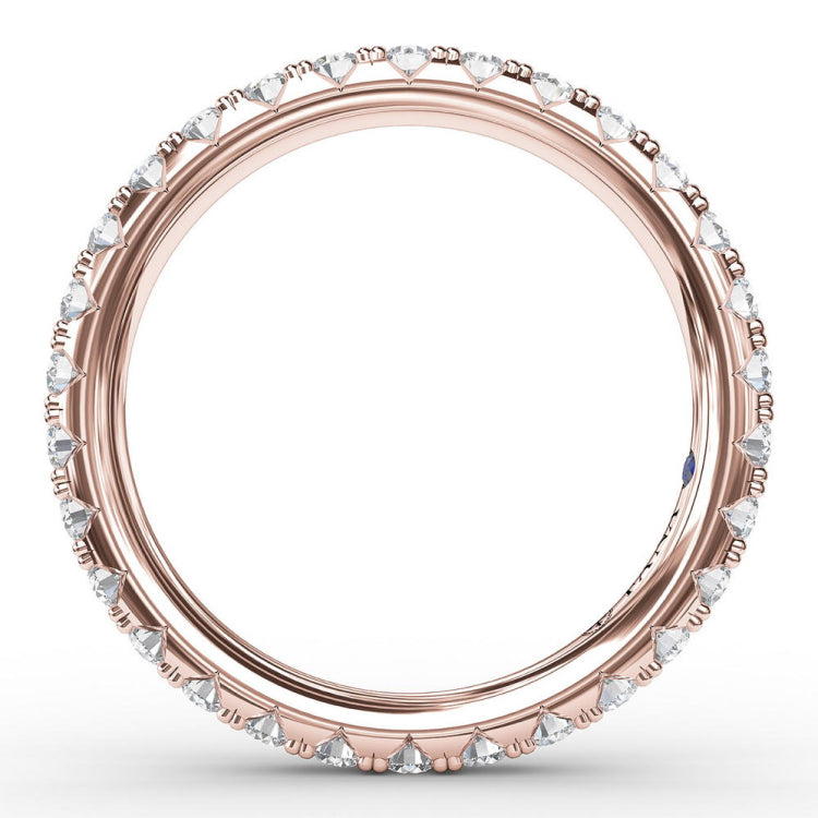 Pave Diamond Anniversary Band