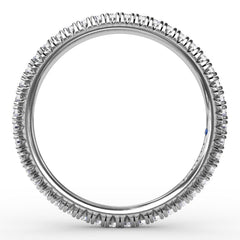 Delicate Modern Pave Eternity Band