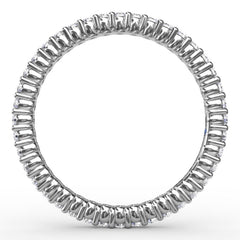 Classic Round Shared Prong Eternity Band 