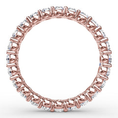 Stunning Shared Prong Eternity Band 