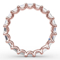 Emerald Cut Eternity Band 