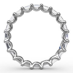 Emerald Cut Eternity Band 