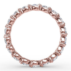 Diamond Pear Eternity Band 