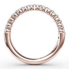 Single Prong Set Anniversary Band