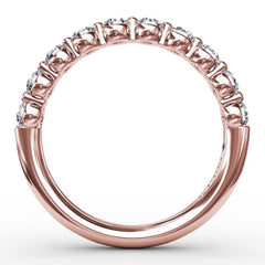 Single Prong Set Anniversary Band