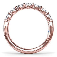 Angelic Oval Diamond Band
