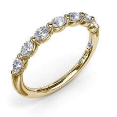 Angelic Oval Diamond Band