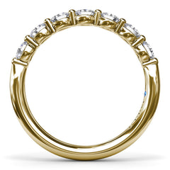 Angelic Oval Diamond Band