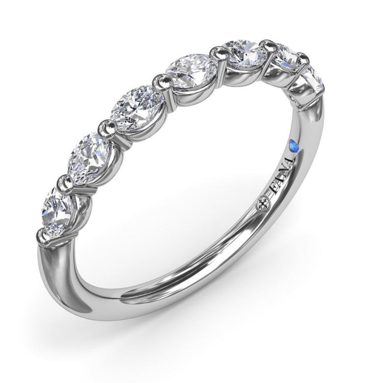 Angelic Oval Diamond Band