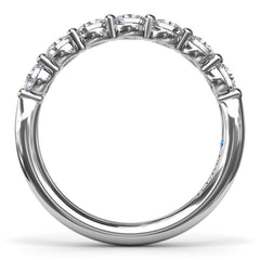 Angelic Oval Diamond Band