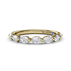 Angelic Oval Diamond Band