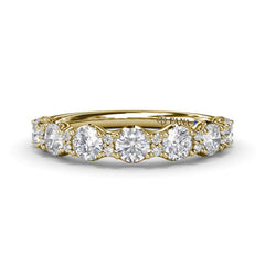 Round Diamond Anniversary Band