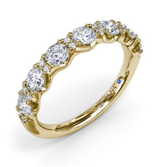 Round Diamond Anniversary Band
