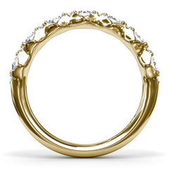 Round Diamond Anniversary Band