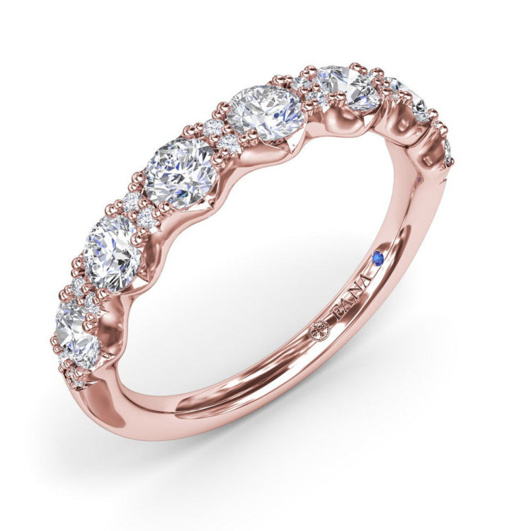 Round Diamond Anniversary Band