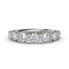 Round Diamond Anniversary Band