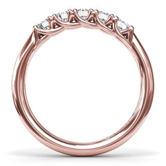 Round Diamond Anniversary Band