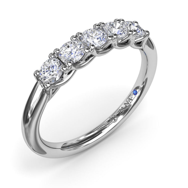 Round Diamond Anniversary Band