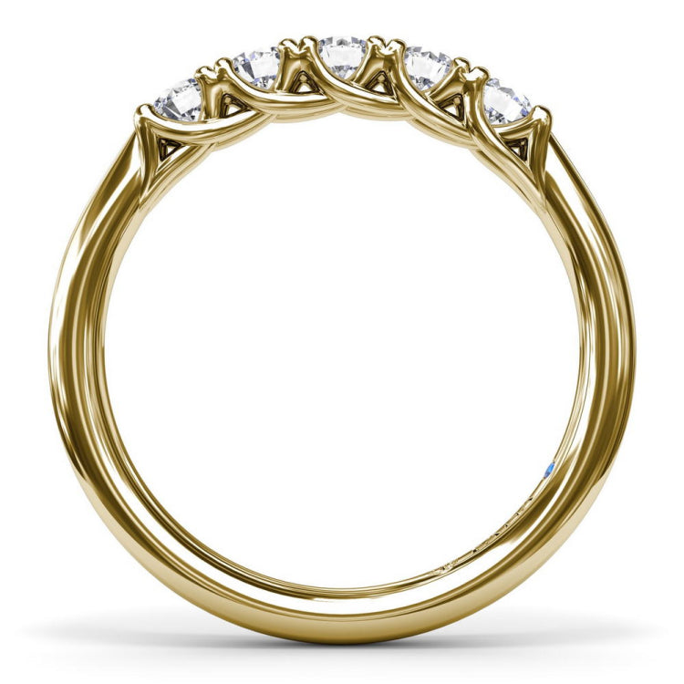 Round Diamond Anniversary Band