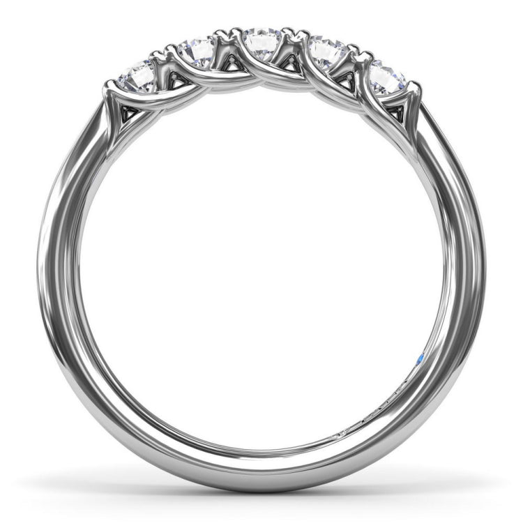Round Diamond Anniversary Band