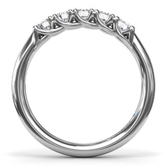 Round Diamond Anniversary Band