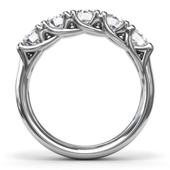 Round Diamond Anniversary Band